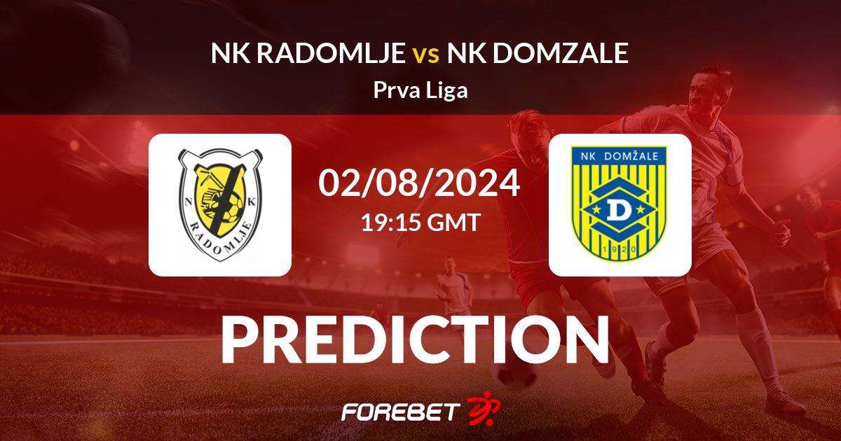 NK Radomlje Vs NK Domzale Prediction Stats H2H 02 Aug 2024