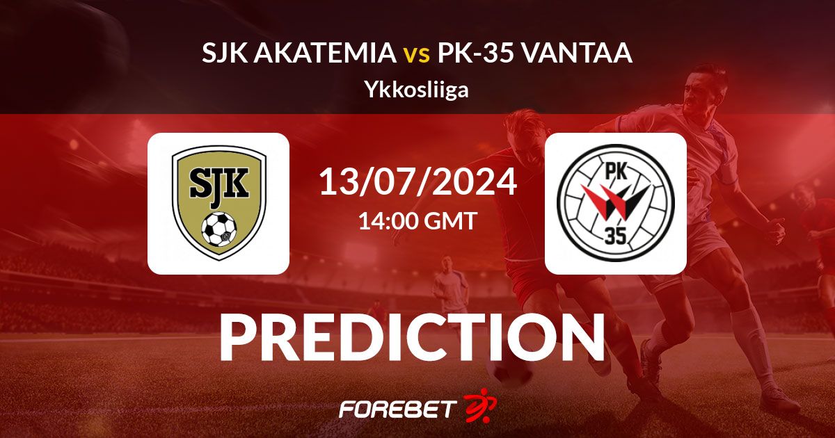 SJK Akatemia - PK-35 Vantaa Pronostic, Statistiques - 13/07/2024