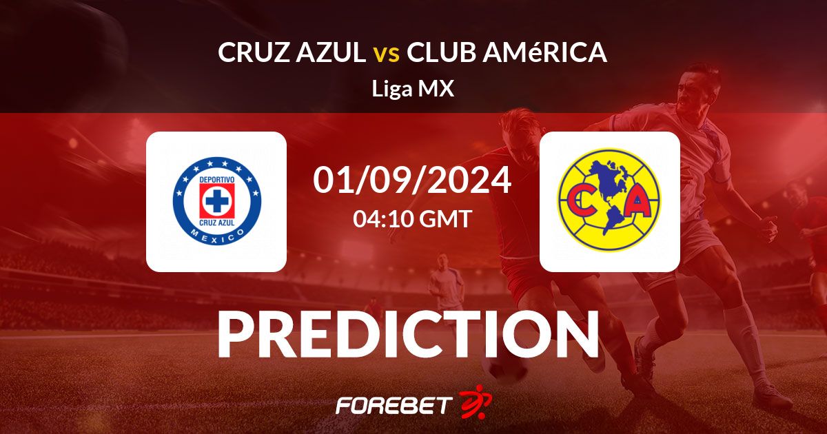 Cruz Azul vs Club América Predictions, Stats, H2H 01 Sep 2024