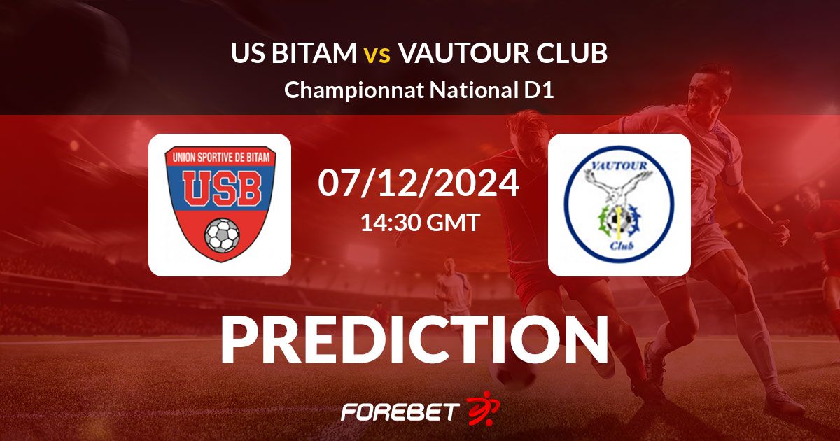 US Bitam vs Vautour Club Prediction, Stats, H2H 07 Dec 2024